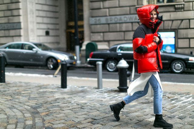 Piumino oversize