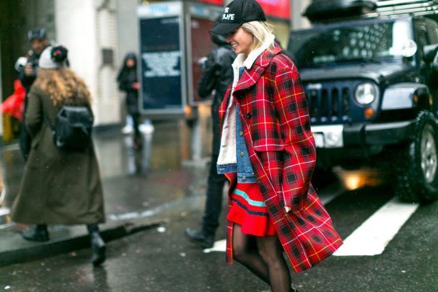 Giacca di Jeans sotto il cappotto