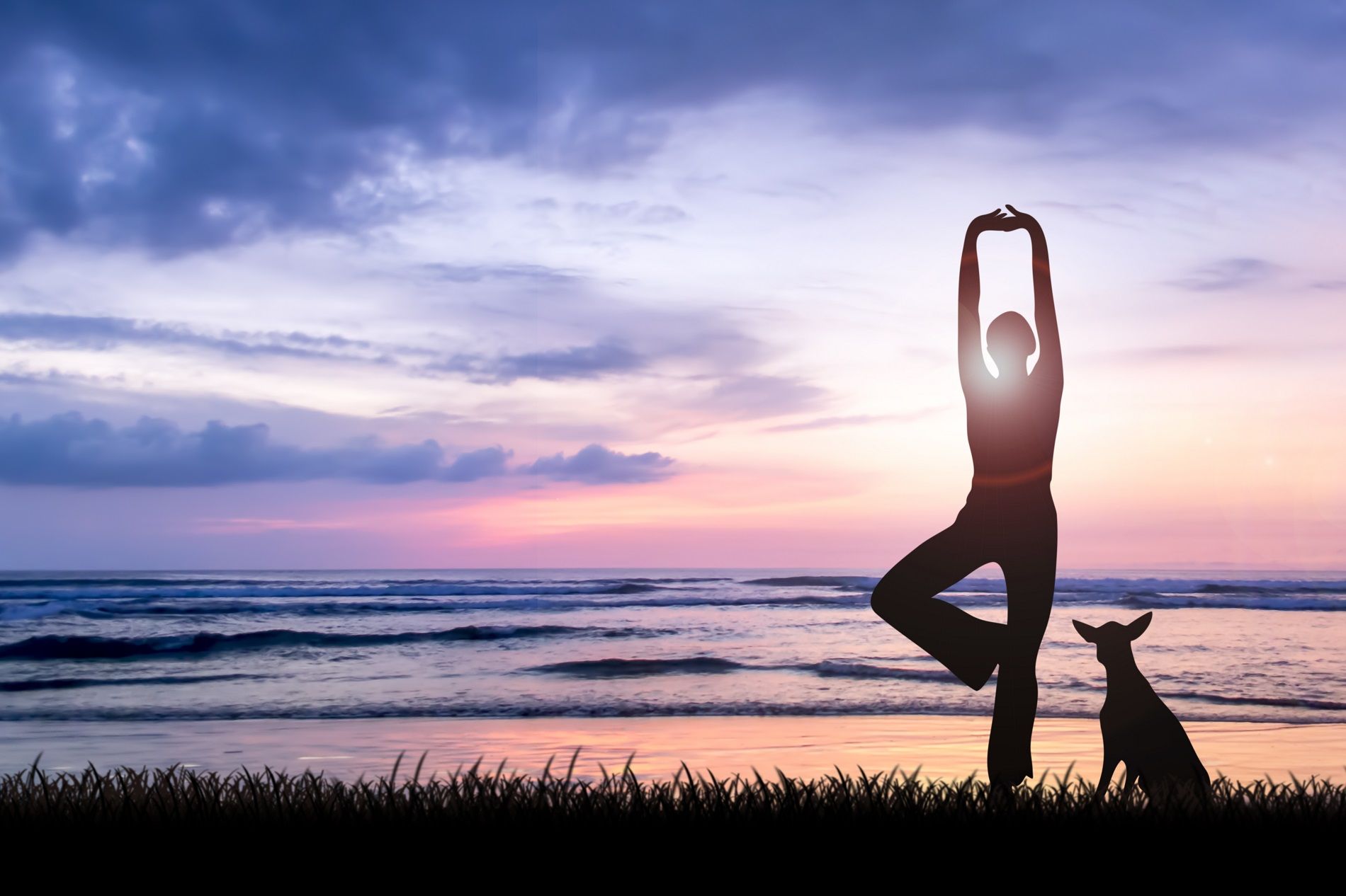 Fare yoga con i propri pets fa bene alla salute