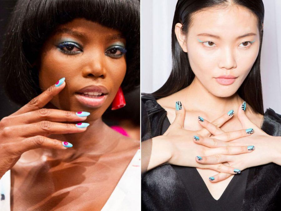 Blue-Nail-Art-Trend-NYFW-Spring-Summer-2017