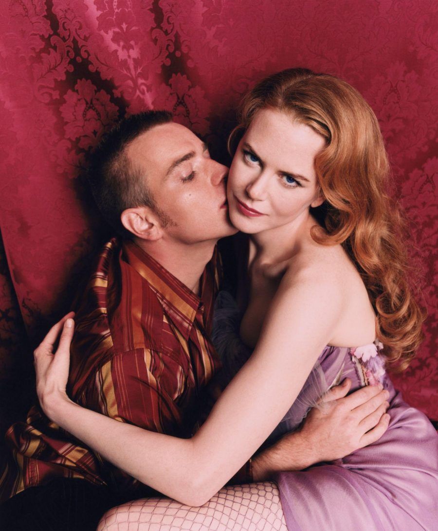 Ewan McGregor e Nicole Kidman in Moulin Rouge