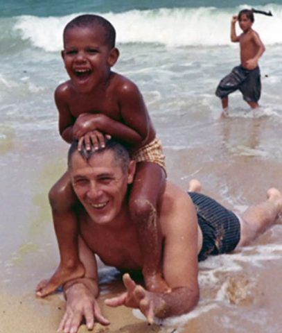 Barack Obama a 4 anni