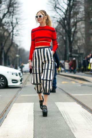 Questo look di Chiara Ferragni ci convice poco.