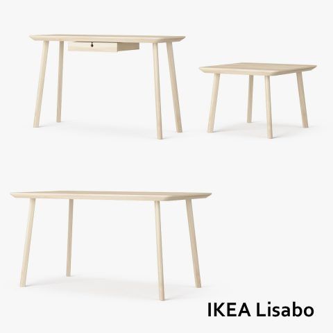 Ikea Lisabö, set di tavolini