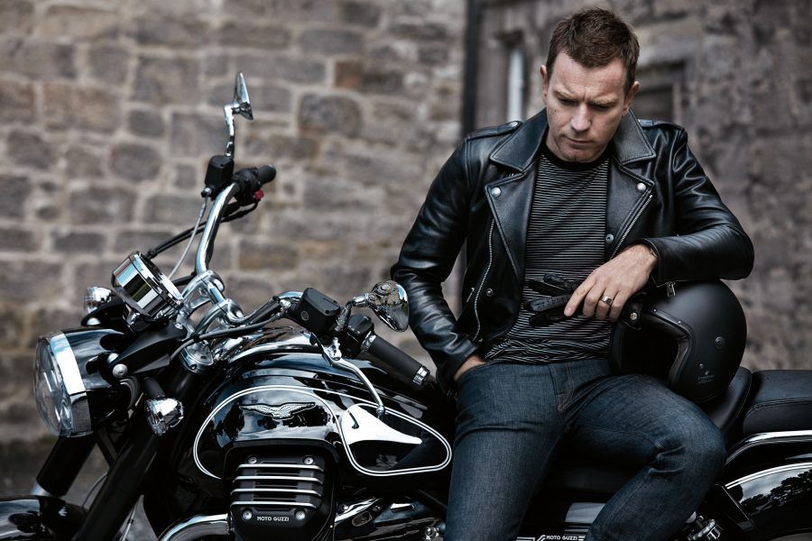 Ewan McGregor in moto