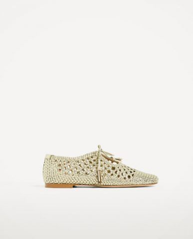 Scarpe stringate Mango, derby intrecciata, 49.95 euro