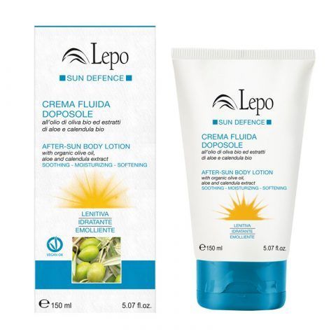 CREMA FLUIDA DOPOSOLE all'olio di oliva bio ed estratti di aloe e calendula bio 17,00 €