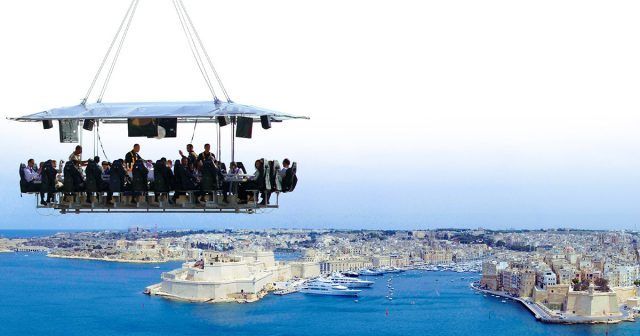 Dinner in the Sky a Malta