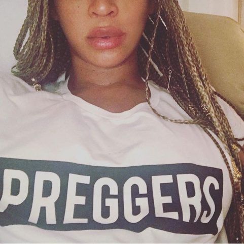 T-shirt Preggers di Asos di Beyoncè