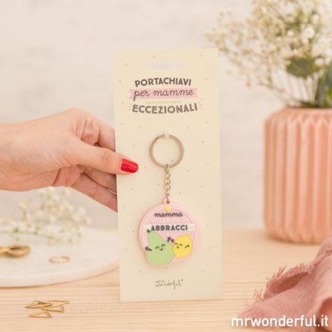 Ricordale ogni giorno quanto le vuoi bene con questo portachiavi così bello!