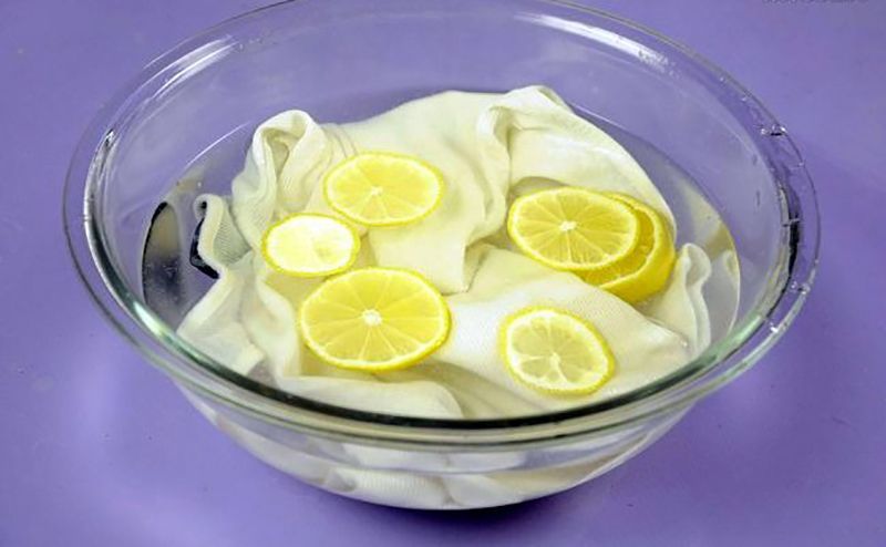 limone per lavare i capi bianchi