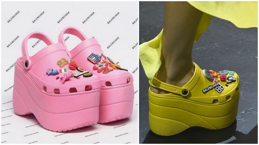 crocs zeppa balenciaga