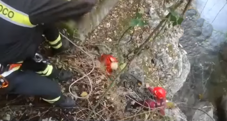 Un salvataggio come nei film a Isernia