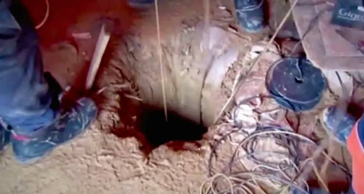 Intrappolato per giorni in un buco infernale
