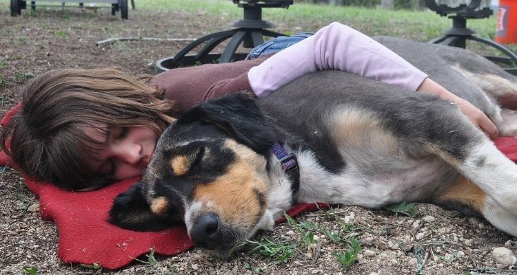 La bimba si perde e viene ritrovata dai soccorritori abbracciata al suo cane