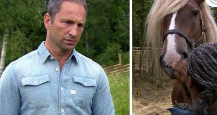 Animali malnutriti in una fattoria di un programma televisivo