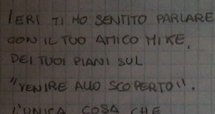 Un messaggio commovente