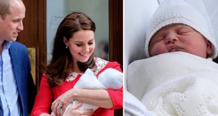 Il nome del terzo figlio del Principe William e  della Duchessa Kate Middleton