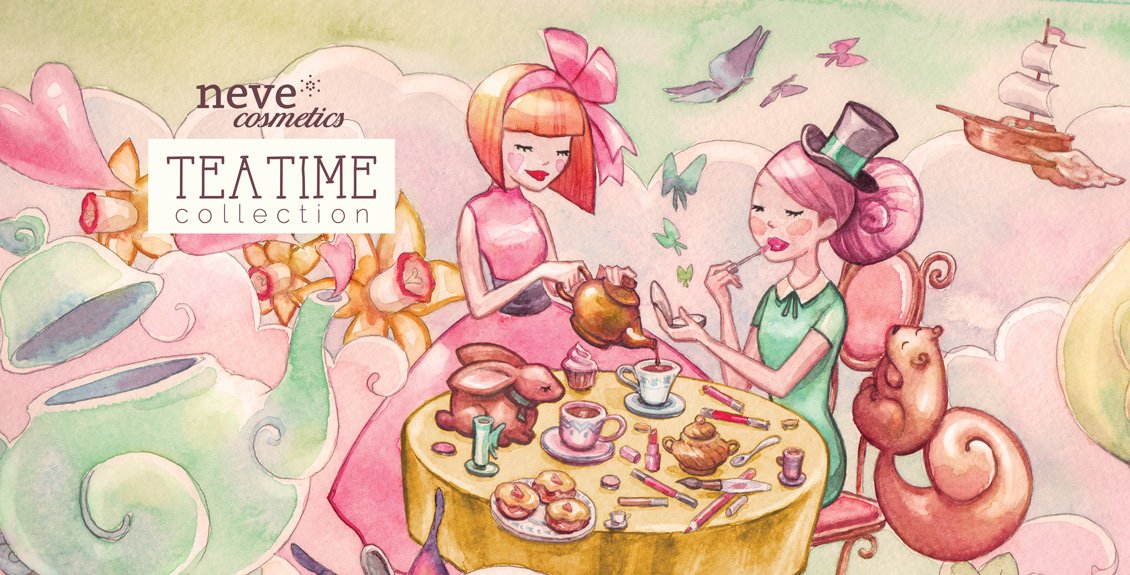 Tea Time Collection, la collezione primaverile di Neve Cosmetics