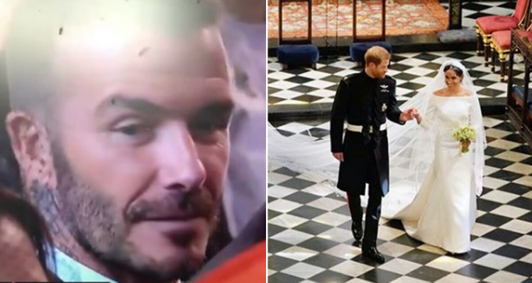 David Beckham criticato per il comportamento che ha avuto durante il Royal Wedding