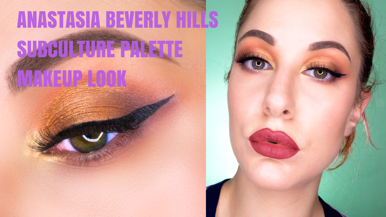 Anastasia Beverly Hills Subculture Palette makeup look