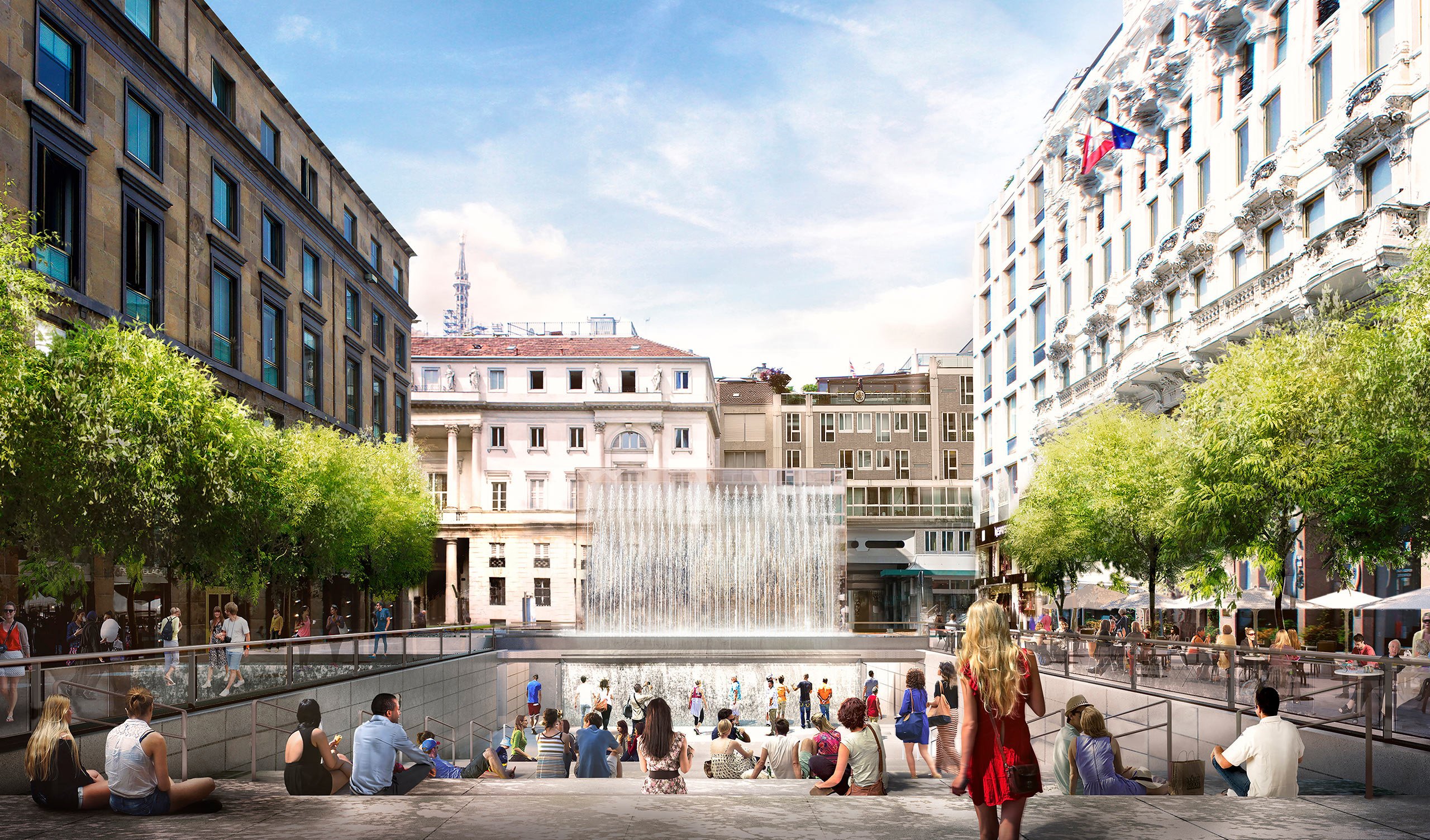 Il nuovo Apple Store di piazza Liberty a Milano