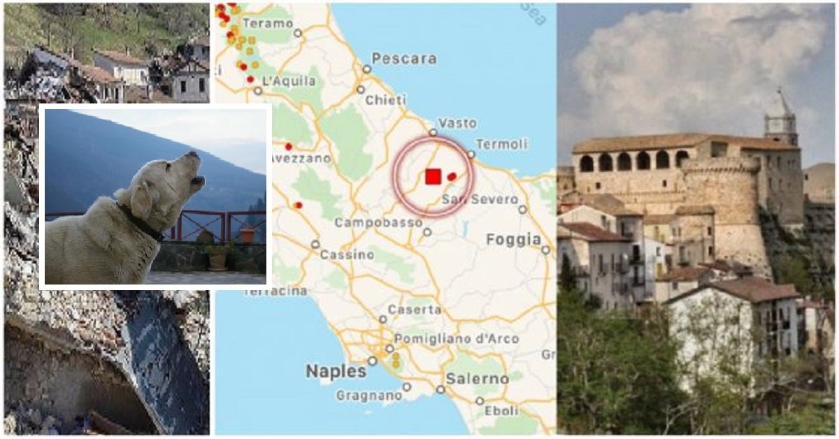 Forte scossa di terremoto in Molise