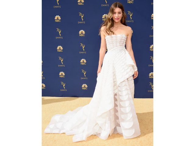 Jessica Biel in Ralph & Russo - @Getty Images