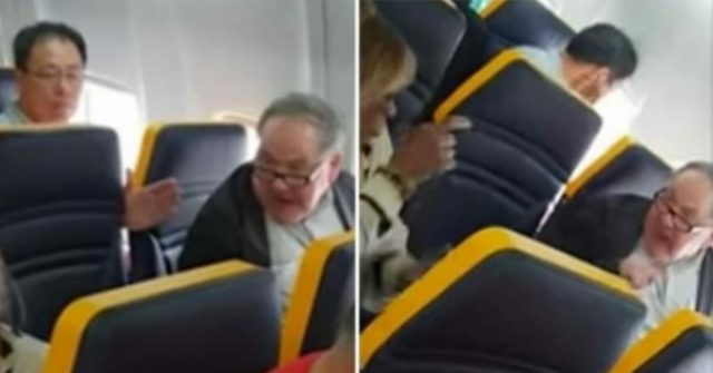 uomo-fa-il-bullo-con-un'anziana-signora-in-aereo