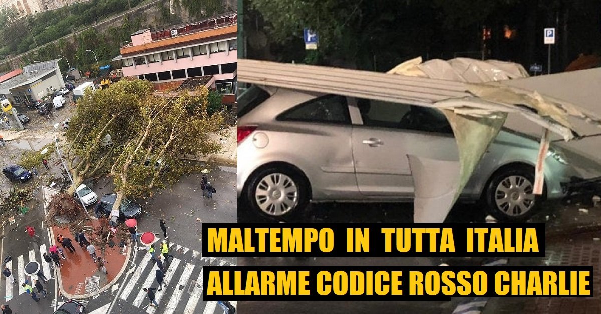 Maltempo in tutta Italia