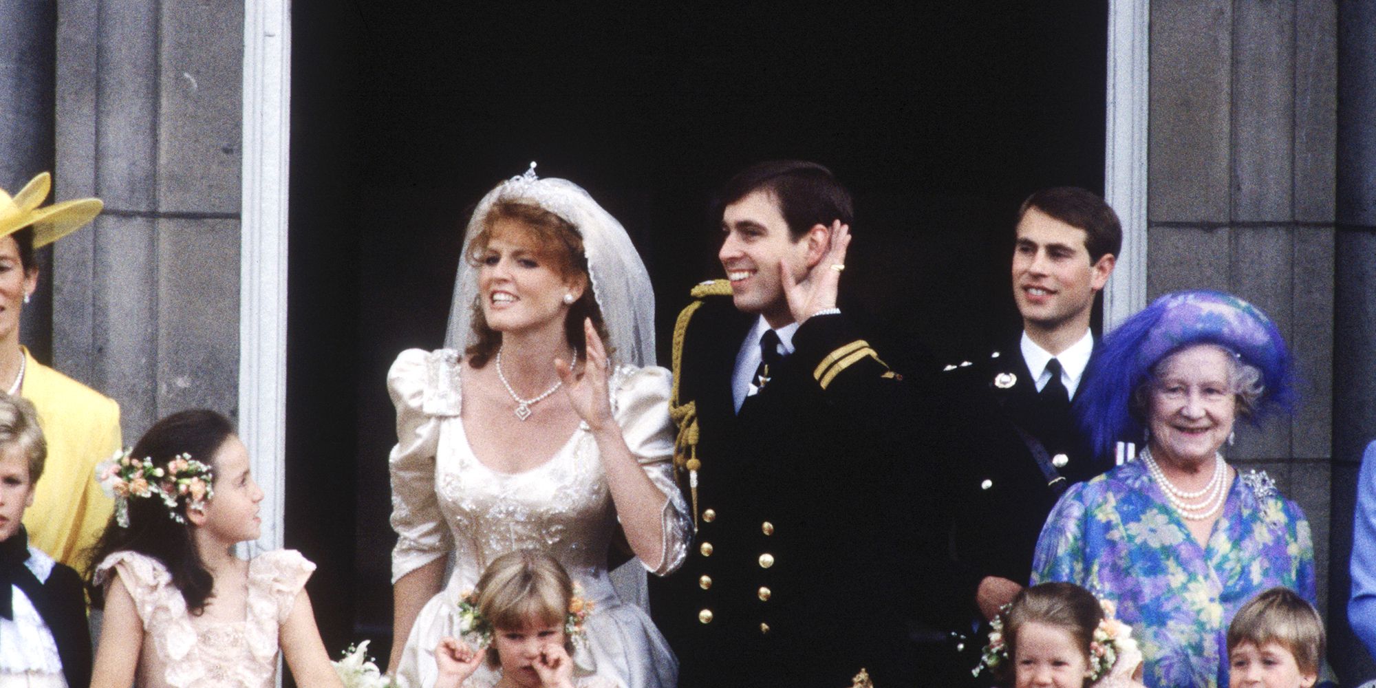 Sarah Ferguson e il principe Andrea matrimonio