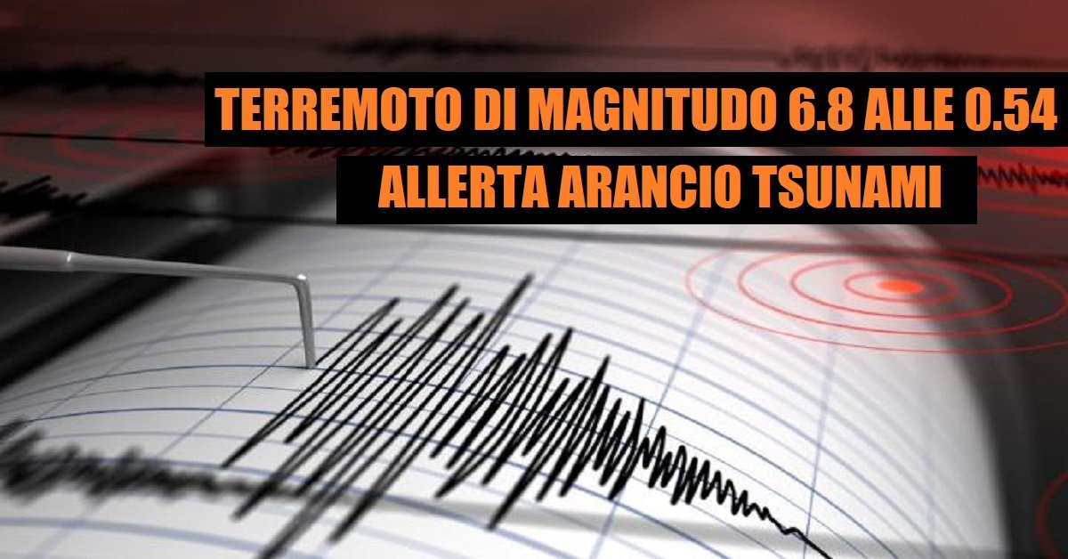 Terremoto di magnitudo 6.8