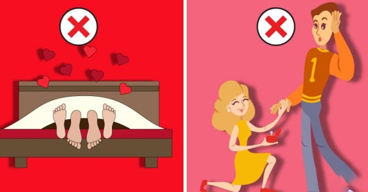 8 cose che una donna non dovrebbe mai fare per l'uomo che ama