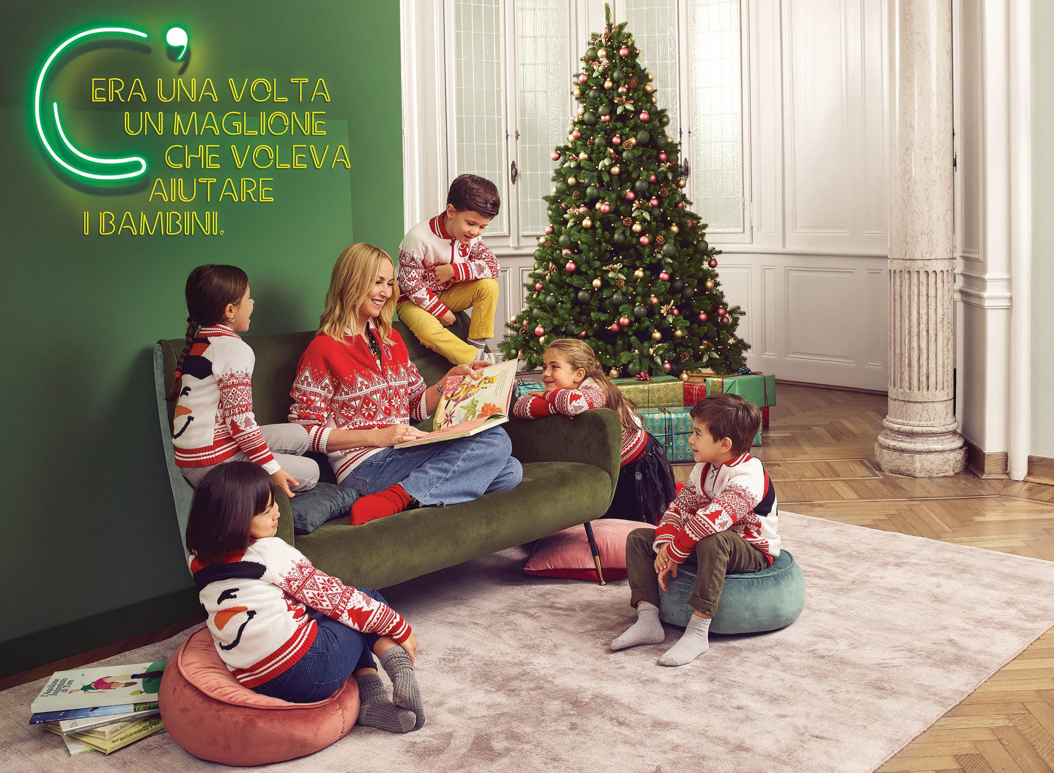 Maglioni natalizi, Frida Giannini per Save the Children e OVS