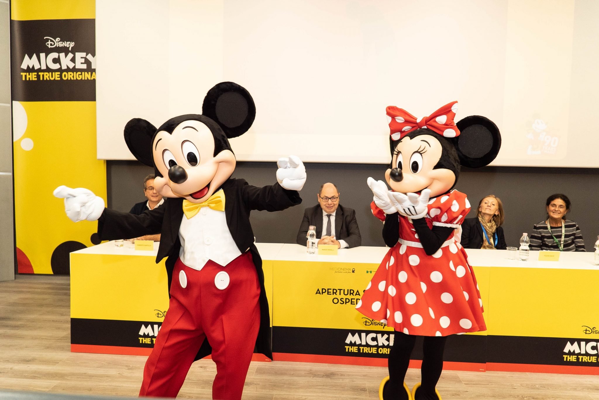 MediCinema apre al Niguarda per i 90 anni di Topolino e Minnie