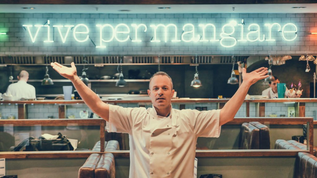 Roberto Mannocchi, il re della pizza inglese