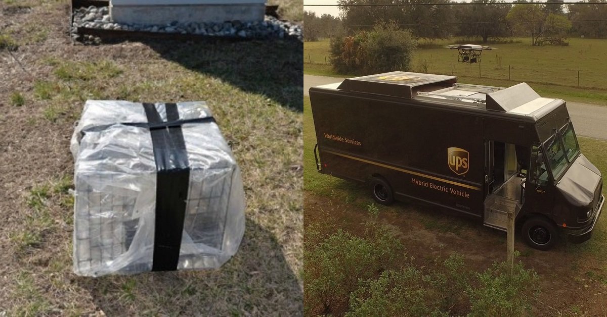 Autista UPS sente un miagolio provenire dal camion, per trovarci dentro un gattino impacchettato