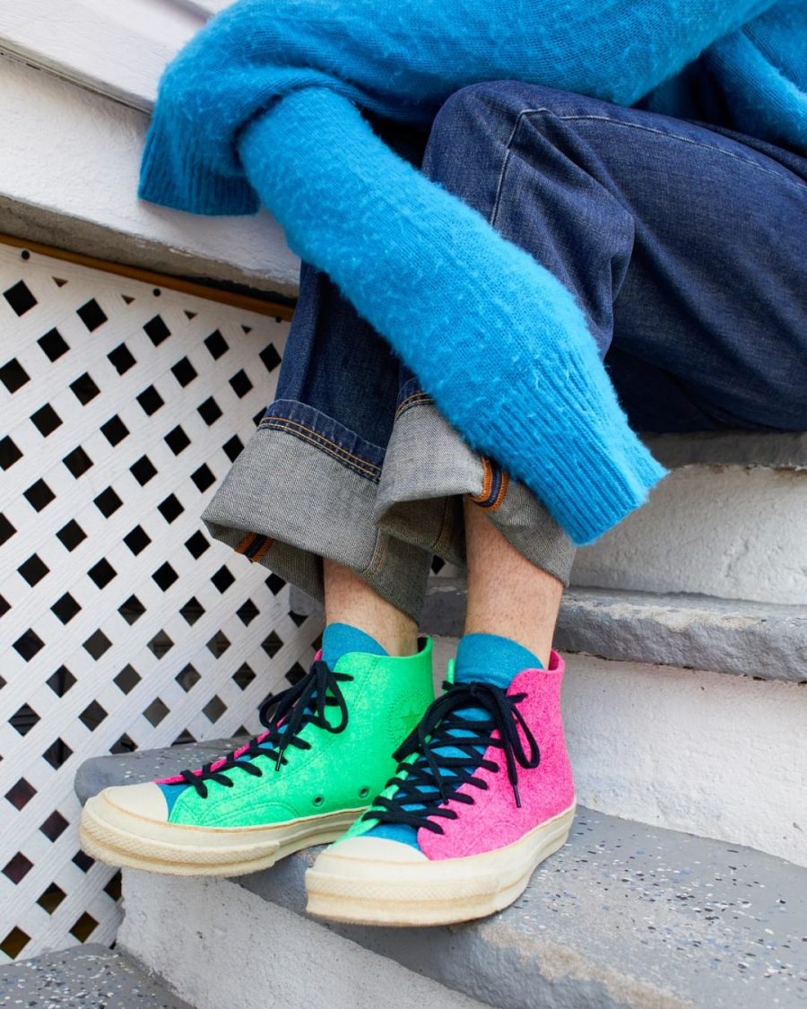converse alte colorate