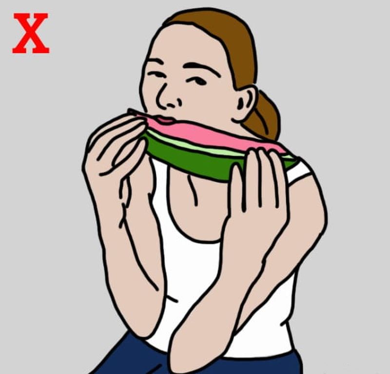 Non mangiare frutta