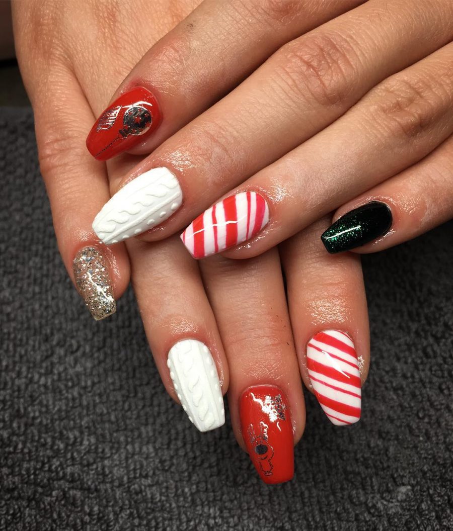 Immagini Natalizie Nail Art.Nail Art Per Natale 2018 Ispirazioni Da Instagram Bigodino