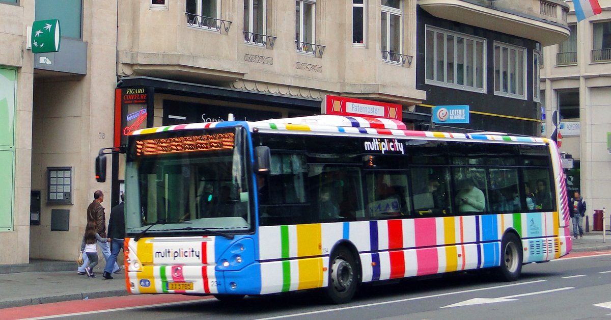 Dal 2020 in Lussemburgo tutti i trasporti pubblici saranno gratis