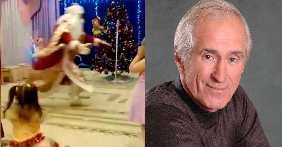 Babbo Natale muore davanti ai bambini. IL VIDEO