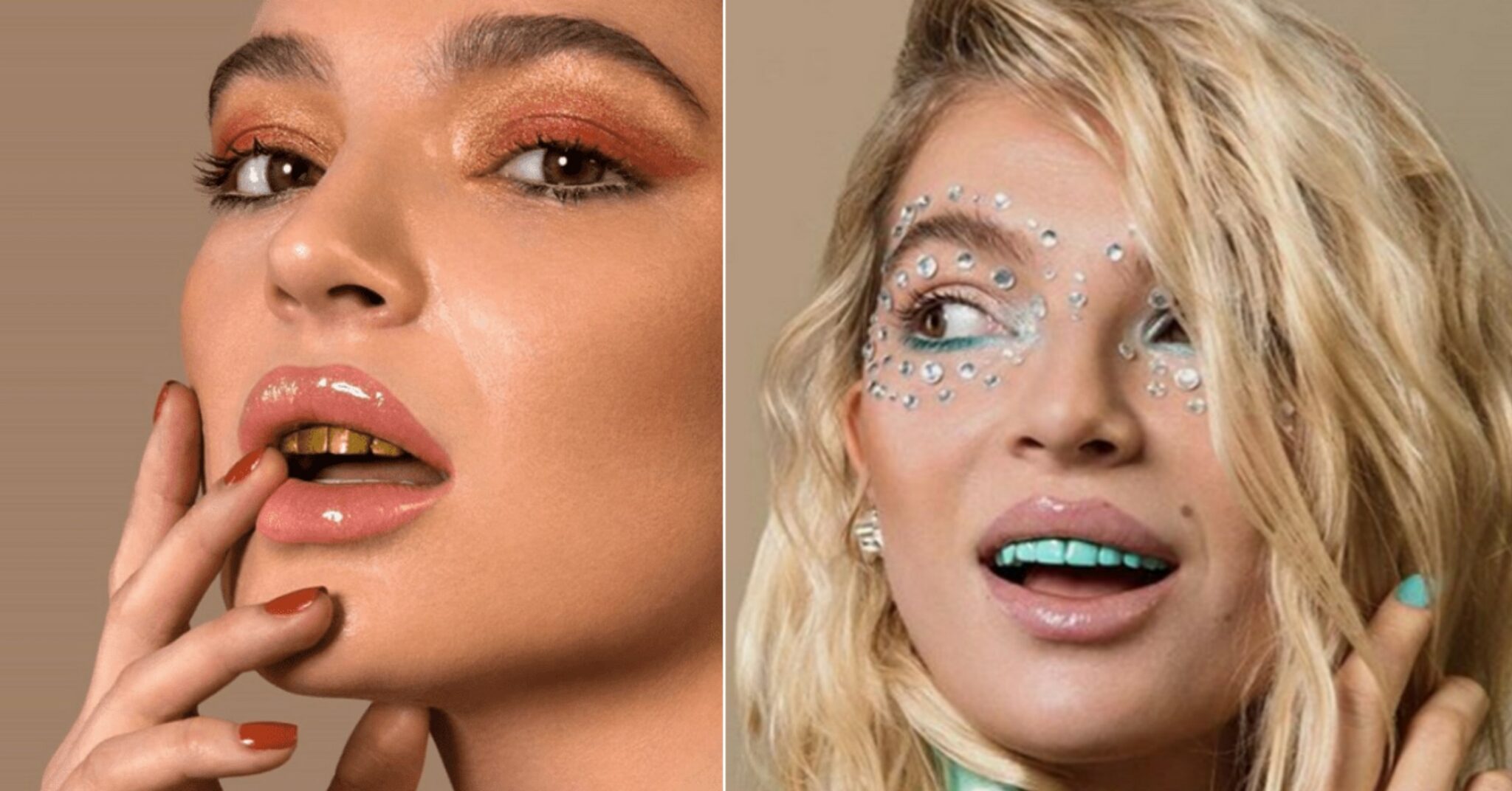 Denti colorati, nuova moda