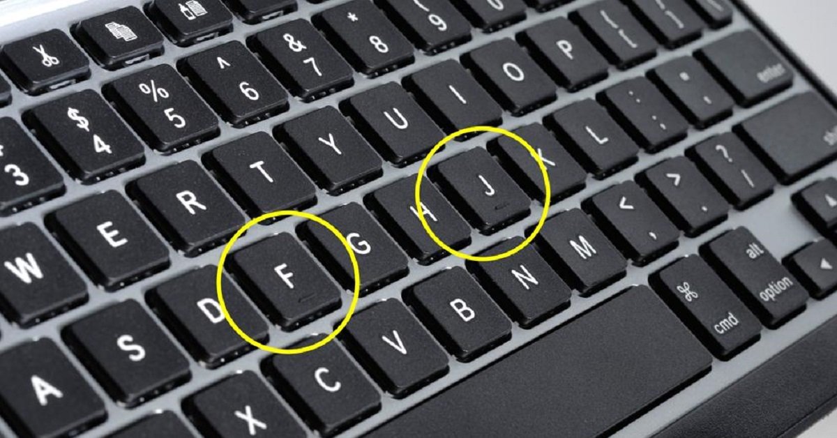 A cosa servono le linee presenti sulle lettere F e J della tastiera?