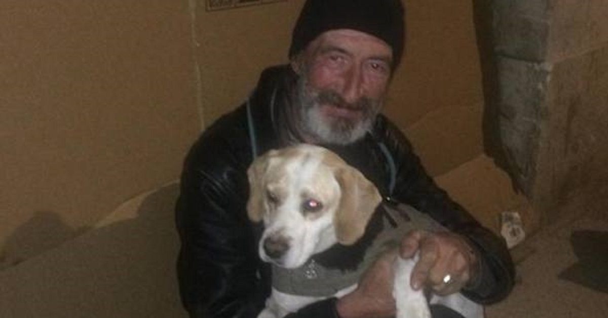 Un futuro per Francesco, il senzatetto e per il suo cane Tommaso