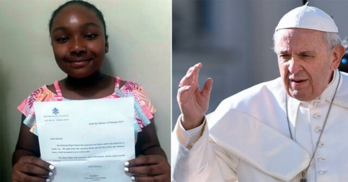 A 12 anni chiede al Papa di fare una Pasqua Vegana.