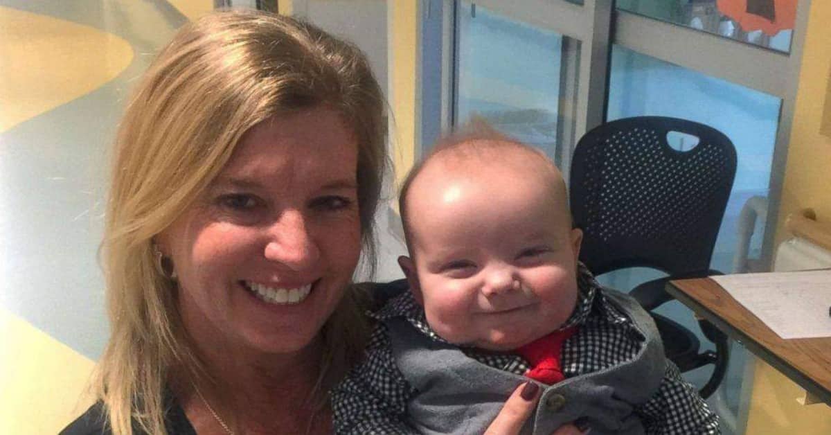 Angela adotta il bambino nato con un difetto cardiaco