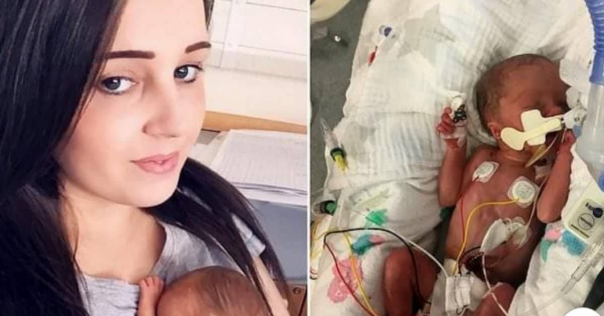 Emma ha preso in braccio sua figlia per la prima volta e la piccola è crollata