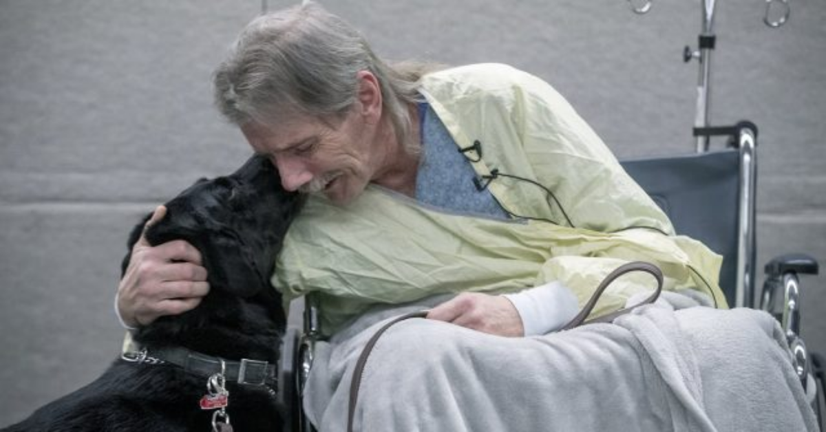 E’ stato costretto a lasciare il suo cane, a causa della sua malattia