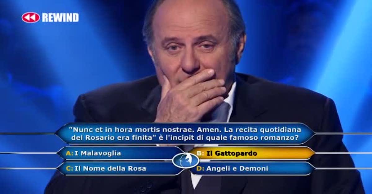 Gerry Scotti piange in diretta per la tensione